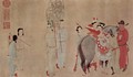 Yang Kuei-fei mounts a horse - Xuan Qian