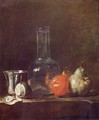 Still Life with Glass Flask and Fruit - Jean-Baptiste-Simeon Chardin