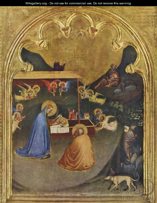 Altar of San Pancrazio, The Nativity Scene - Bernardo Daddi