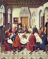 Altar in St. Peter in Louvain, The Holy Supper, central panel of the establishment of the Holy Communion - Dieric the Elder Bouts