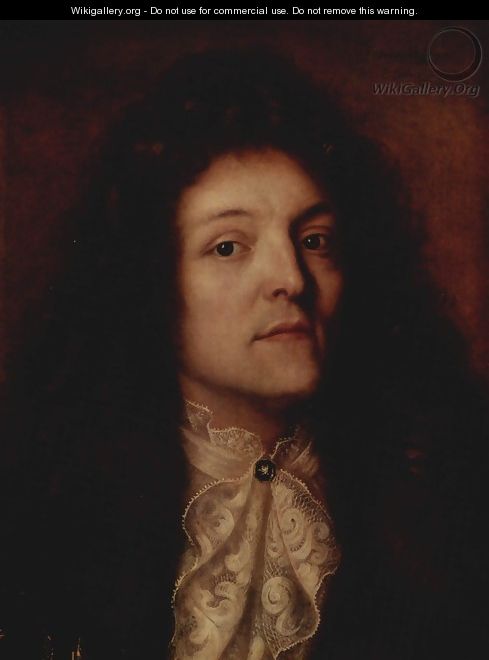 Portrait of Friedrich Hoffmann - Balthasar Denner - painting1