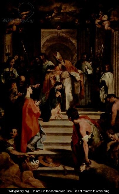 The Presentation of the Virgin in the Temple - Federico Fiori Barocci