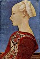 Profile portrait of a young woman - Antonio Del Pollaiuolo