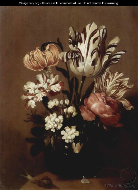 Flowers still life - Hans Bollongier