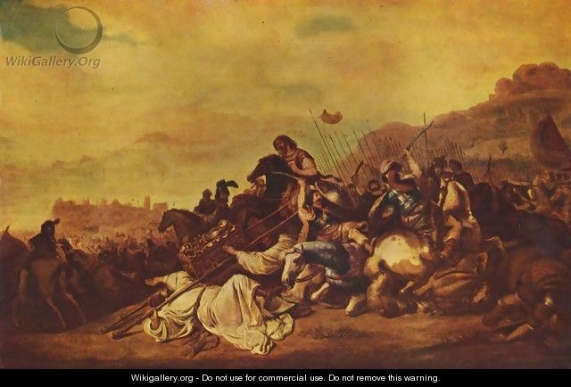The Battle of Ebenezer - Gerrit Claesz Bleker