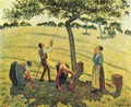 Apple harvest in Eragny - Camille Pissarro