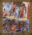 Psalter, Scene passage through the Red Sea - Byzantine Unknown Master