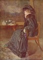 Portrait of Anna Elisabeth Agnes, wife of the artist - Carl Albrecht