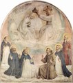 Frescoes in the Dominican convent of San Marco in Florence, Crowing Mary - Angelico Fra