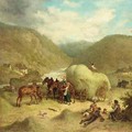 Collecting Hay - Friedrich Kaiser