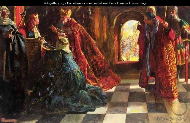 There Is An Evil Which I Have Seen Under The Sun, As An Error Which Proceedeth From The Ruler Folly Is Set In Great Dignity And The Rich Sit In Low Place Ecclesiastes Ch.Xv V.Vi - John Byam Liston Shaw
