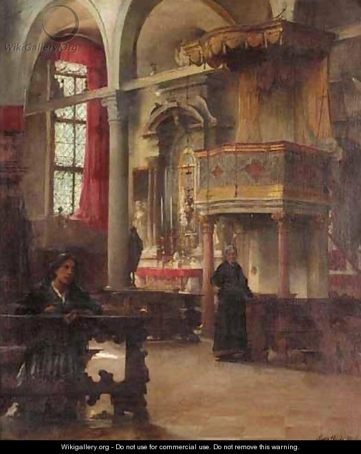 The Interior Of St.Peter Martyr, Murano Venice - Henry Woods