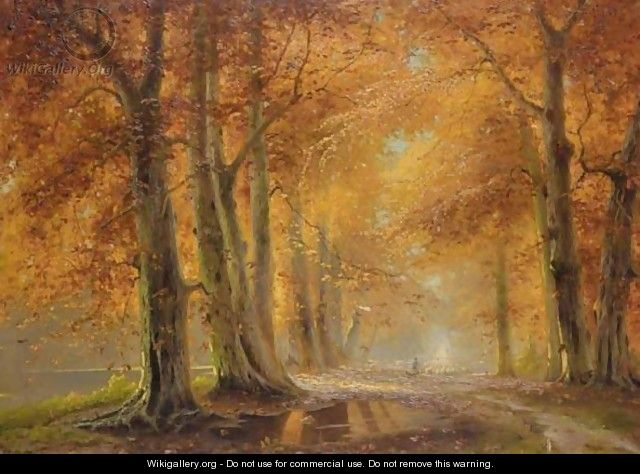 Autumnal Landscape - Ottilie Von Minden