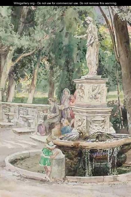 Fountain In The Park - R. Janni