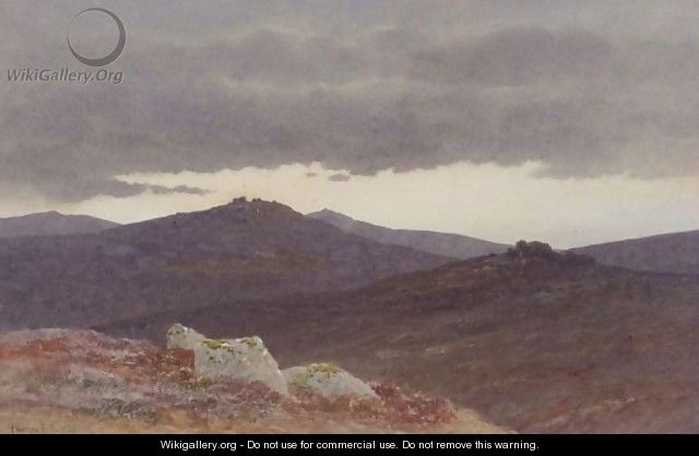 Dusk On Dartmoor - Charles Edward Snr Brittan
