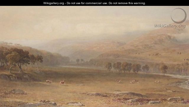 View From Balmoral Looking Up The Valley Of The Dee - George Arthur Fripp