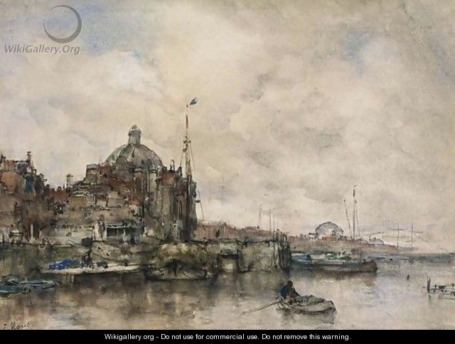 A View Of Dordrecht - Jacob Henricus Maris