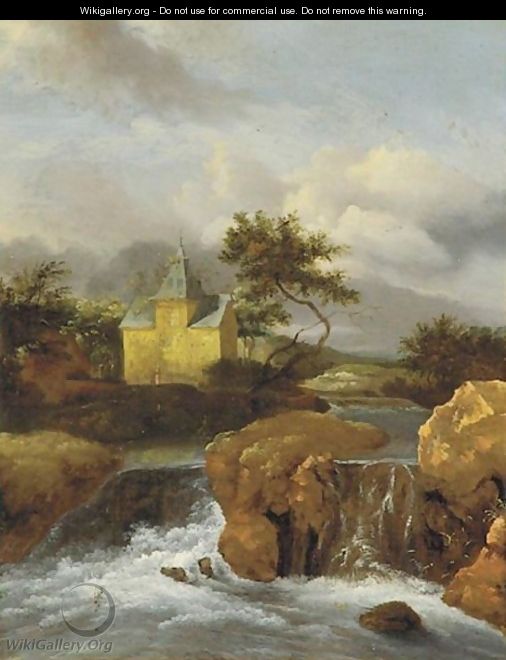 River Landscape - (after) Salomon Van Ruysdael