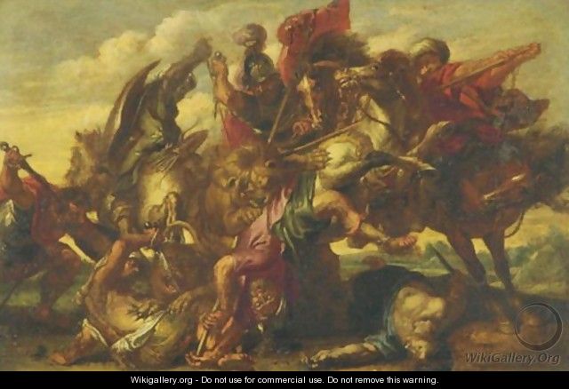 The Conversion Of Saint Paul - (after) Sir Peter Paul Rubens