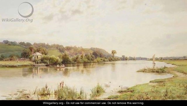 The Thames At Marlow - William Bradley