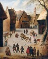 A Village Scene - (after) Jan The Elder Brueghel
