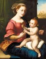 The Madonna Of The Pinks - (after) Raphael (Raffaello Sanzio of Urbino)