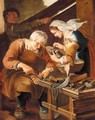 A Cobbler's Shop - (after) Giacomo Francesco Cipper, Il Todeschini