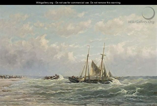 Shipping Near The Coast - Hendrik Hulk