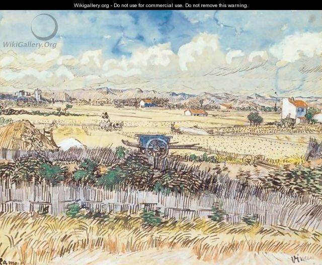 La Moisson En Provence - Vincent Van Gogh