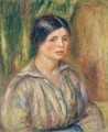 Buste De Jeune Fille - Pierre Auguste Renoir