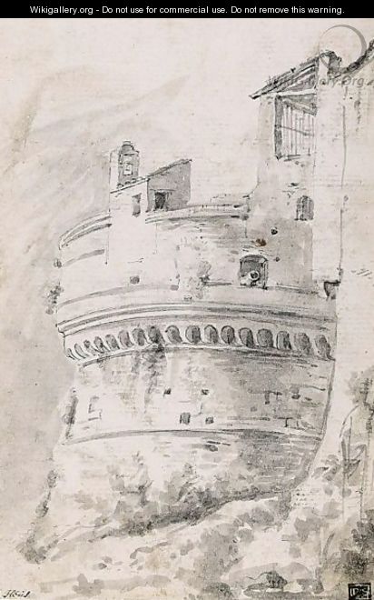 Study Of An Italianate Fortification - (after) Willem De Heusch