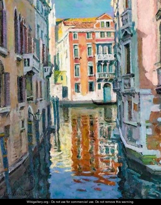 View Of Venice - Arnold Borisovich Lakhovsky