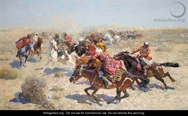 Fighting Cossacks - Franz Roubaud