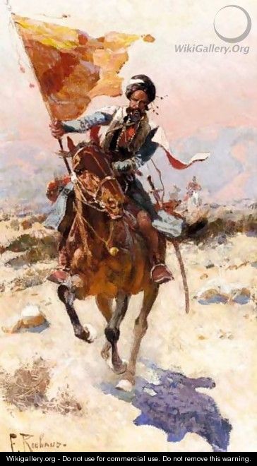 Charging Warrior - Franz Roubaud