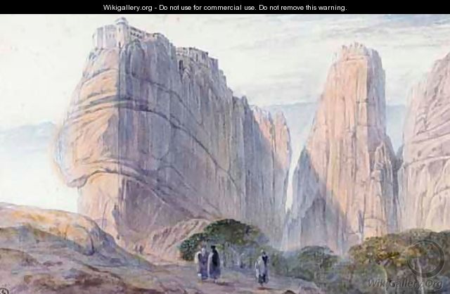 The Monastery Of Baarlam, Meteora - Edward Lear