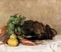 Still Life With Fish And Vegetables - Pericles Pantazis