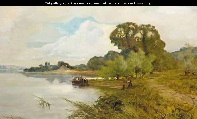 Mooring On The River - Harry Pennell