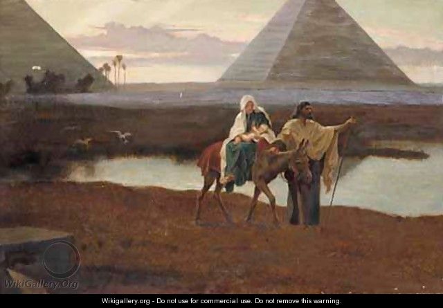 The Flight Into Egypt - Frederick Goodall
