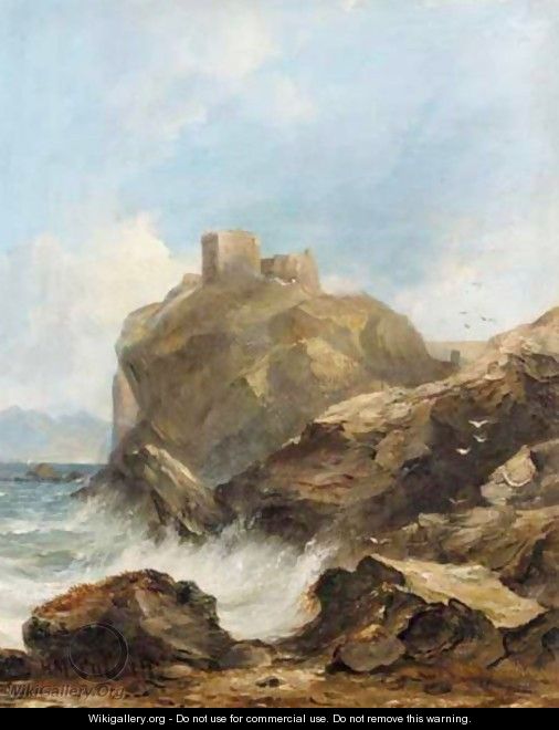 Dunure Castle, Ayrshire - Horatio McCulloch
