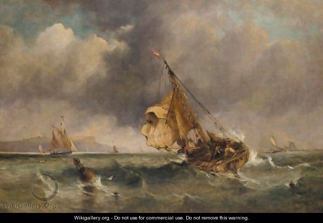 Off Dover - (after) Edward William Cooke
