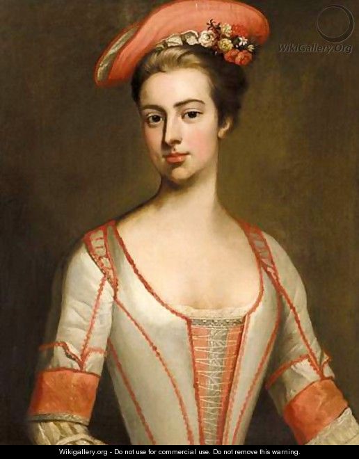 Portrait Of Henrietta Hobart, Countess Of Suffolk (1681-1767) - (after) Dahl, Michael