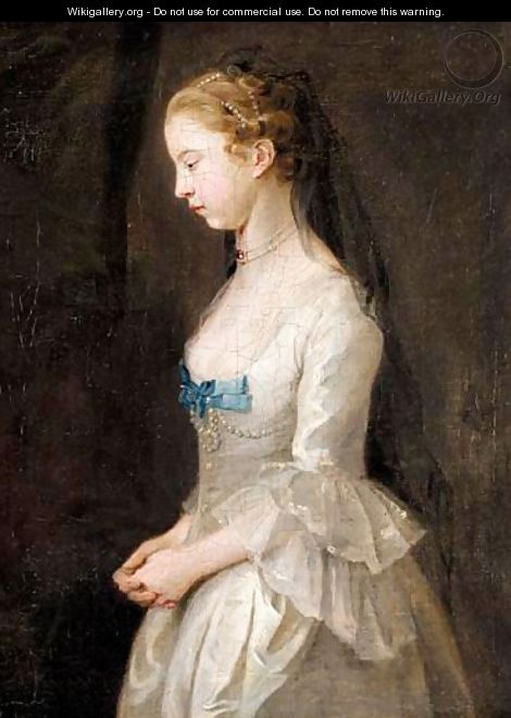Portrait Of A Young Girl   - Joseph Highmore