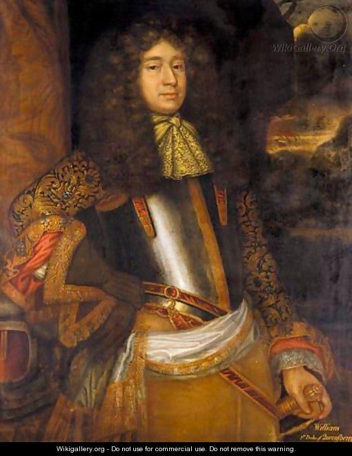 Portrait Of William Douglas, 1st Duke Of Queensberry (1637-1695)   - (after) Henri Gascars