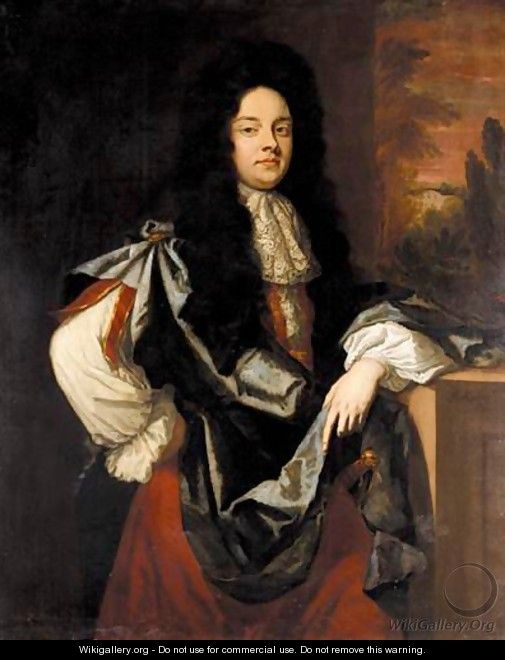 Portrait Of Sir John Wedderburn (1657-1688) Of Gosford   - Sir Godfrey Kneller