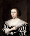 Portrait Of A Lady   - Cornelis I Johnson