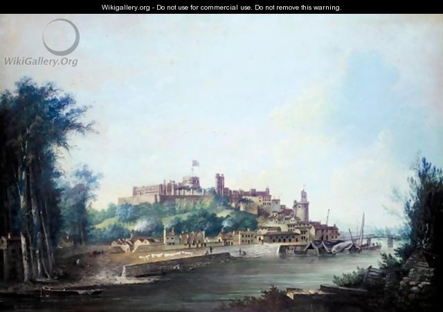 Windsor Castle, Seen From The Eton Side Of The Thames - Louis Belanger