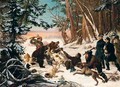The Tsarevich Alexander's Bearhunt On The Outskirts Of Moscow - Otto Grashof