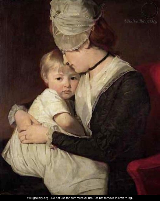Portrait Of Mrs Anne Carwardine (1752-1817) And Her Eldest Son, Thomas (1772-1822) - George Romney
