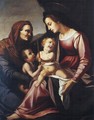 The Madonna And Child With The Infant Saint John The Baptist And Saint Elizabeth - (after) (Jacopo Chimenti) Empoli
