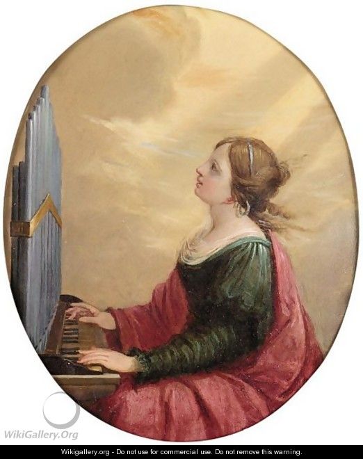 Saint Cecilia - (after) Elisabetta Sirani